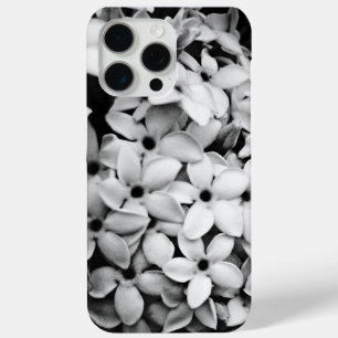 schwarz-weiße Blumenmuster Case-Mate iPhone Hülle