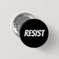 Schwarz-weiße Buchstaben "Resist" -