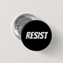 Schwarz-weiße Buchstaben "Resist" -
