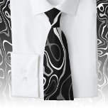Schwarz-weiße Damaskus abstrakte Wirbel coole Must Krawatte<br><div class="desc">Schwarz,  Grau und Weiß Damaskus abstrakter Marmor-Design Marmor abgewickelt wirbelt und Punkte Muster. Damaskus,  Schwarz,  Grau,  Vintag,  Retro,  Marmor,  Wirbel,  abstrakt,  Muster,  Textur,  dekorativ,  antike,  viktorianisch,  Barock,  verziert,  Rokoko,  Luxus,  Stil,  grau,  weiß,  schwarz und weiß</div>