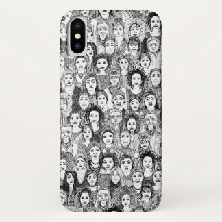 Schwarz-weiße Frauen der Welt iPhone X Hülle