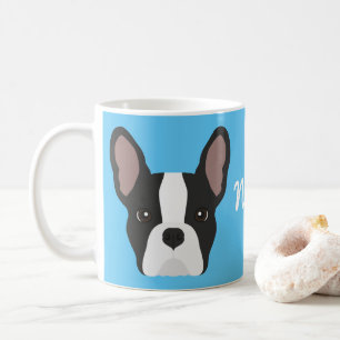 Schwarz-weiße French Bulldog Coffee-Tasse Kaffeetasse
