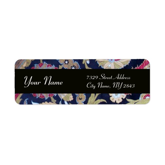 SCHWARZ-WEISSE GRÜNE KLASSIK ORIENTAL BLUME DAMASK (Vorne)