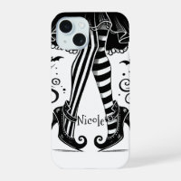 Schwarz & Weiße Hexenbeine Whimsical Halloween-Par