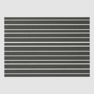 Schwarz Weiße Horizontale Streifen Seidenpapier