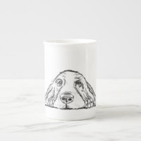 Schwarz-weiße Hundeaugen