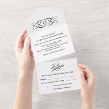 Schwarz-weiße keltische Knoten-Hochzeit