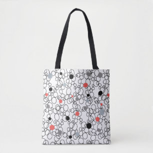 Schwarz-weiße Korallenzirkel, Punkte Tasche