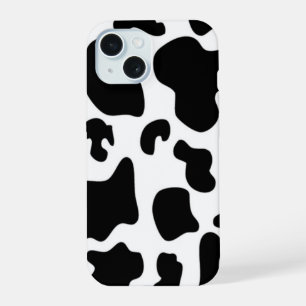 Schwarz-Weiße Kuh iPhone 15 Hülle