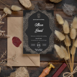 Schwarz-weiße Luxushochzeit