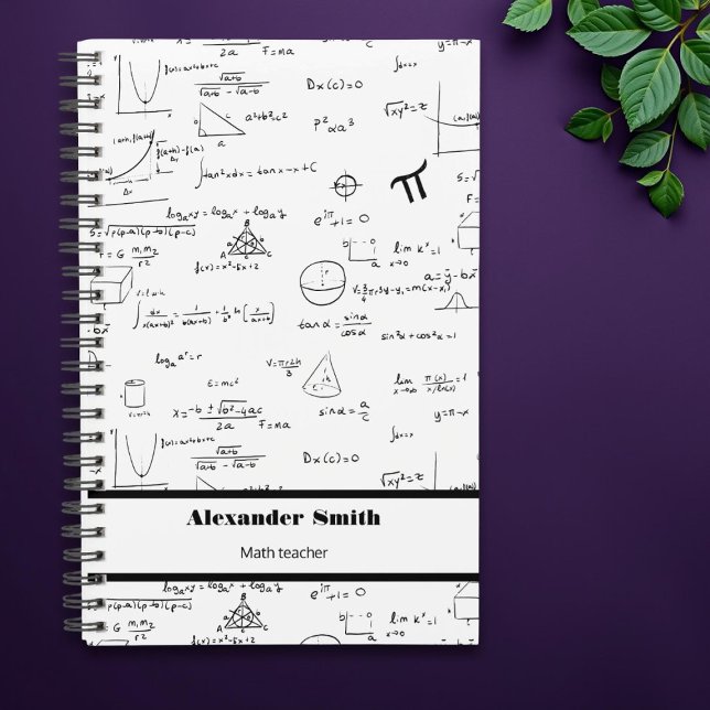 Schwarz-weiße Math-Gleichungen Planer (Von Creator hochgeladen)