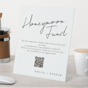 Schwarz-weiße Minimal-Skriptsprache Hochzeit Sockelschild