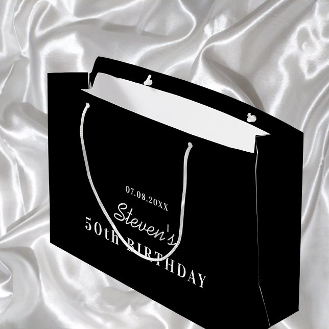 Schwarz-weiße Monografie Große Geschenktüte (Von Creator hochgeladen)