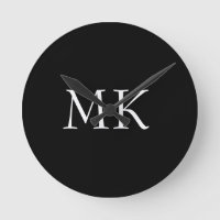 Schwarz-weiße Monogramm