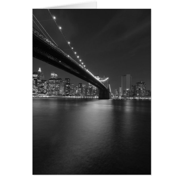 Schwarz-weiße New York City Skyline (Vorne)