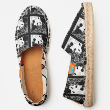 Schwarz-weiße Panda trägt Pop Art Stammetiker