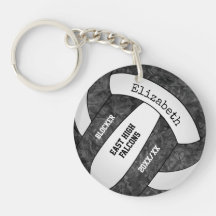 Schwarz-weiße personalisierte Mannschaftsvolleybal
