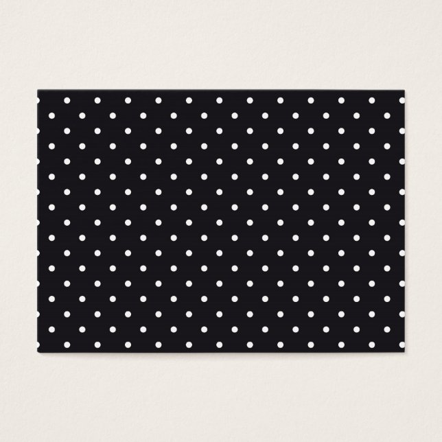 Schwarz-weiße Polka Dots (Vorderseite)