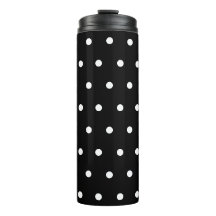 Schwarz-weiße Polka Dots