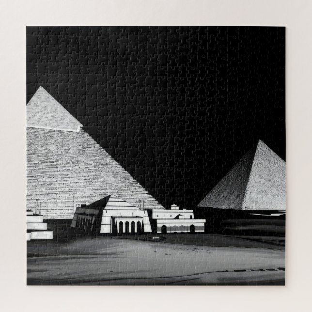 Schwarz-weiße Pyramiden (Vertikal)