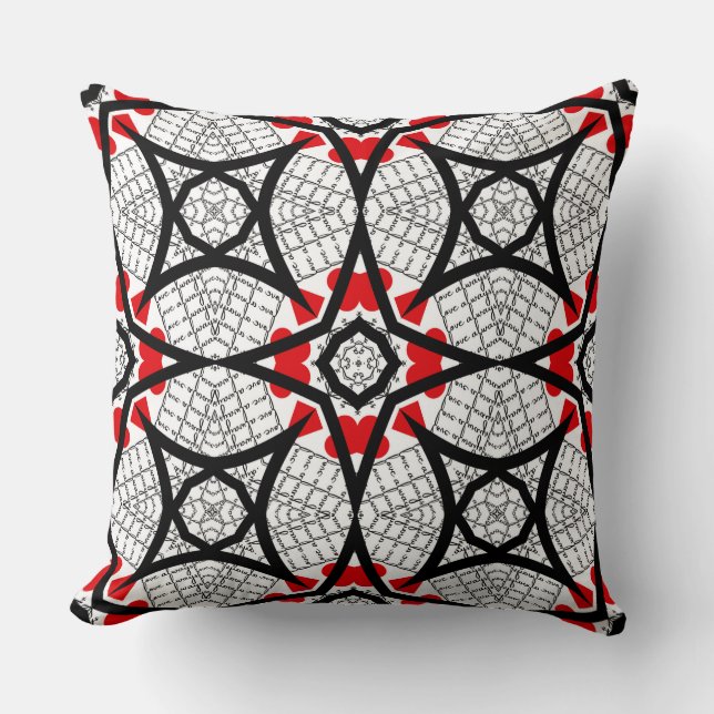 SCHWARZ-WEISSE RED LIEBE REPEAT WORDS SYMMETRY KISSEN (Vorderseite)