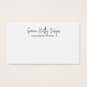 Schwarz-weiße Schmuckkarte für moderne Skripte