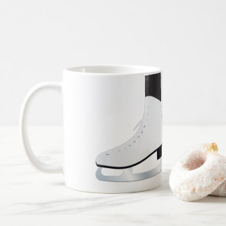 Schwarz-weiße Skate, Abbildung Skaten Kaffeetasse