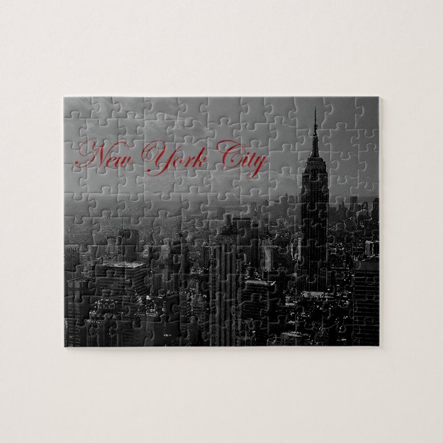Schwarz-weiße Stadt New York (Horizontal)