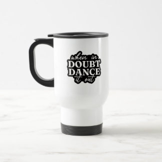 Schwarz-weiße Tasse