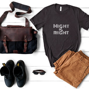 Schwarz-weiße typografische inspirierende Zitat T- T-Shirt