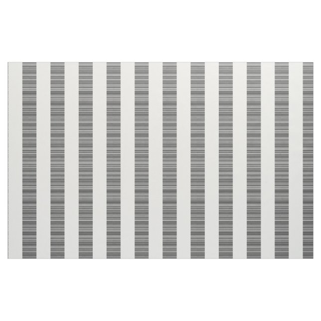 Schwarz-weiße vertikale, moderne Streifen Stoff (Fat Quarter (45,7 x 55,9 cm))