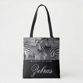 Schwarz-weiße Wildtiere Nah Tasche