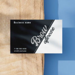 Schwarz-weißer grauer Arzt nach Behandlung Visitenkarte