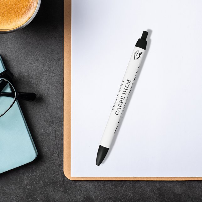 Schwarz-weißer inspirierender Zitat-Abschluss Kugelschreiber (Von Creator hochgeladen)