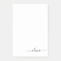 Schwarz-weißer Name für das Girl-Monogramm
