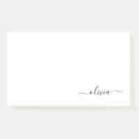 Schwarz-weißer Name für das Girl-Monogramm