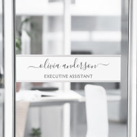 Schwarz-weißer Name für das Girl-Monogramm