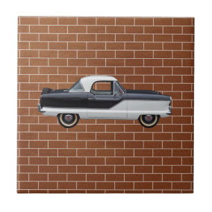 Schwarz-weißer Nash Metropolitan Fliese