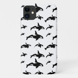 Schwarz-weißer Orca Killer Whale Marine Print Case-Mate iPhone Hülle