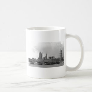 Schwarz-weißer Palast von Westminster Kaffeetasse