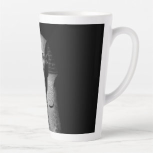Schwarz-weißer Pharao-König Milchtasse