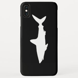 Schwarz-weißer Schwimmender Hai Case-Mate iPhone Hülle