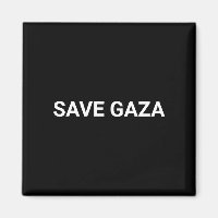 Schwarz-weißer Text aus Gaza auf Minimalismus gere