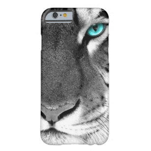 Schwarz-weißer Tiger Barely There iPhone 6 Hülle