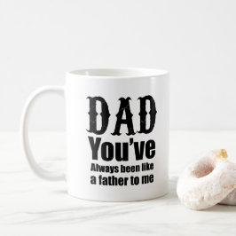 Schwarz-weißer Vater sind Sie immer wie ein Vater Kaffeetasse