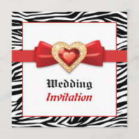 Schwarz-weißer Zebradruck mit Hochzeit von Edelste