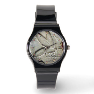 SCHWARZ-WEISSES ANTIQUE ÄGYPTISCHES HONEY BIENTE ARMBANDUHR