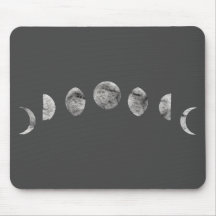 Schwarz-weißes Aquarellmoon setzt moderne Minimalp