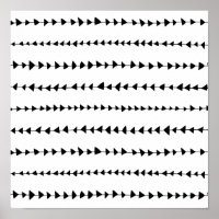Schwarz-weißes Aztec-Pfeile-Muster