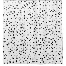 Schwarz-weißes Confetti-Punkt-Muster